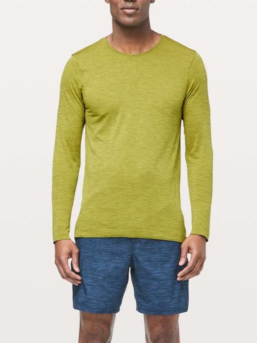 Lululemon Metal Vent Tech Surge Long Sleeve Shirt Mossy Golden Lime Men’s M